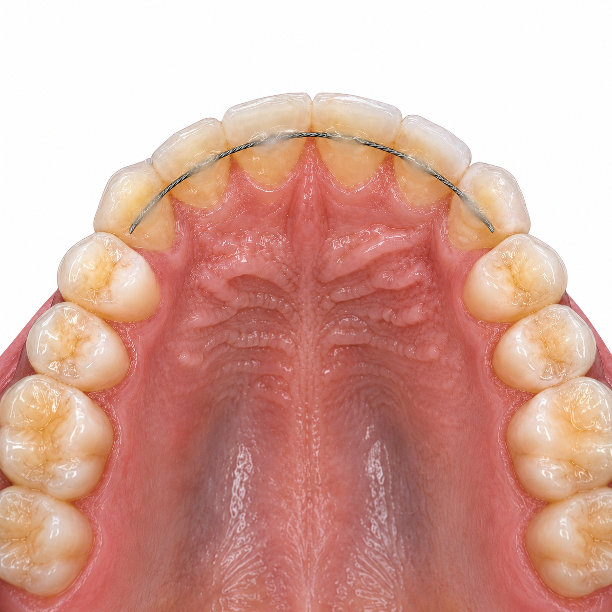 Retainer tradizionale con dima di trasferimento